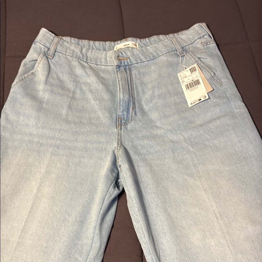 NWT Mango Light Blue Denim Jeans